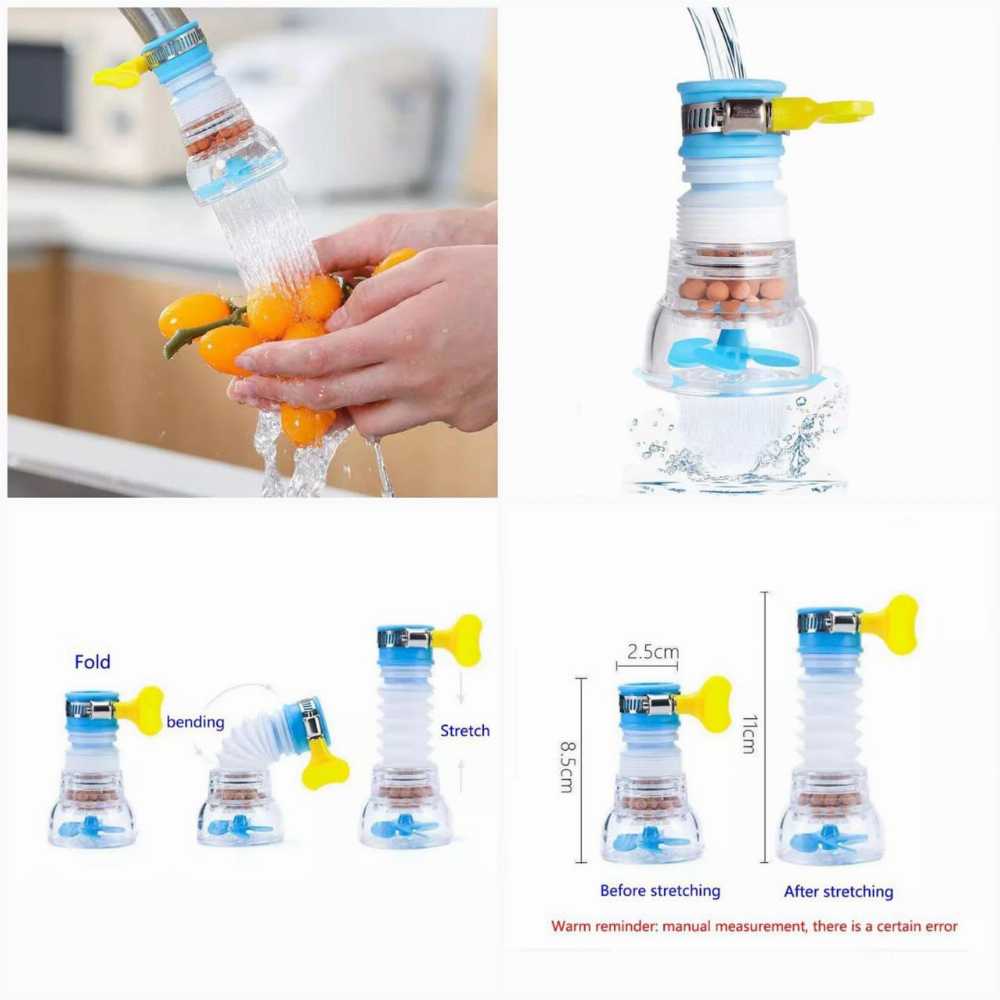 Fan Faucet Filter (Box Packing) - Random Colour